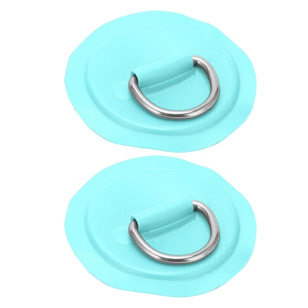 D Ring Pad Patch PVC Oppustelig Båd Flåde Jolle Kano Surfbræt Kajak Bindebeslag Smaragdgrøn