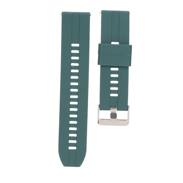Urrem 22mm Universal Quick Release Silikone Tilbehør til Realme Watch 2 Mørkegrøn