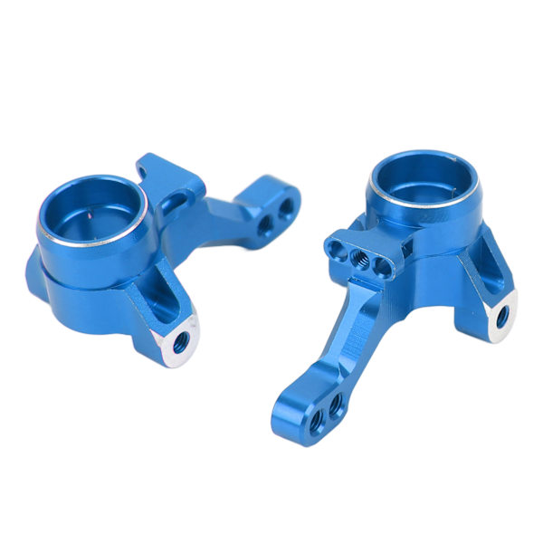 RC Bil Styringskop Aluminium Legering Opgradering Knuckle Arm til Traxxas 4 Tec C8 1/10 Køretøj 1 Par Blå