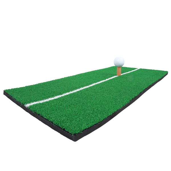 30*60CM Indendørs Golftræningsmåtte Mini Hvid Linje Golf Træning Øvelse Hitting Pad