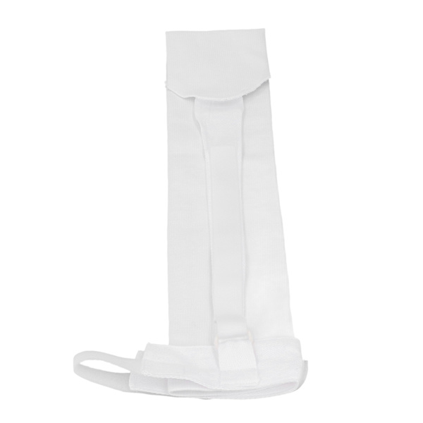Plantar Fasciitis Strækstrømpe Enkel Rem Elastisk Kompression Achilles Tendonitis Natstrømpe Hvid S/M 22.4in