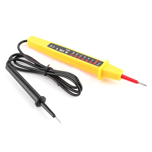 8 i 1 Spänningstestare AC DC 6-380V Multifunktionell bil elektrisk instrumenttestare detektor med indikator