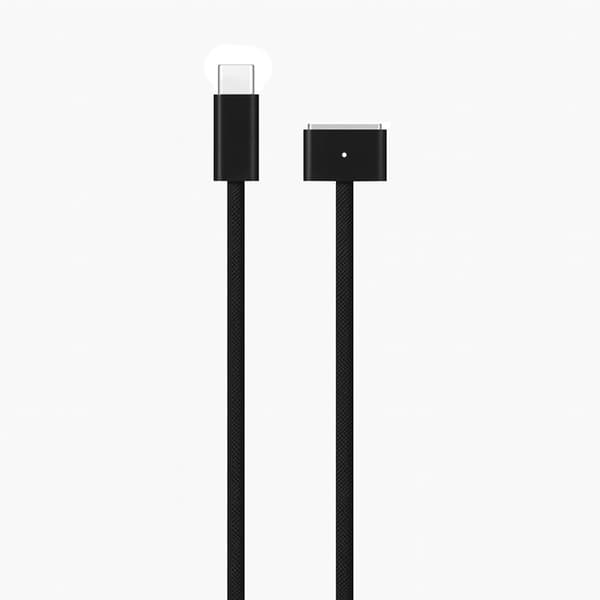 【NX】MagSafe 3 Opladerkabel 2m – USB-C Sort Black black