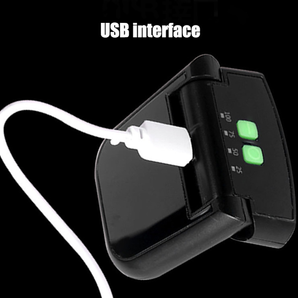 Clip On Hat Light USB Uppladdningsbar 6 LED-strålkastare Induktion LED-lampa för fiske Camping resor