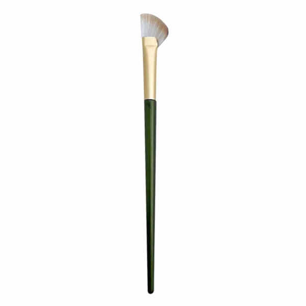 Halvfläktform Nose Shadow Brush Vinklad makeupborste Mjuk borst Noskonturborste för nybörjare Professionell beige
