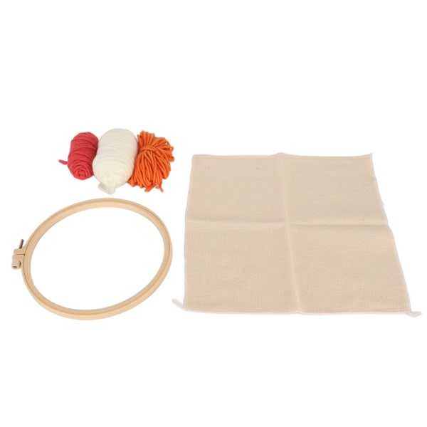 Punch Needle Starter Kit Delikat gør-det-selv-broderirammer og værktøjer til børn Voksne begyndere