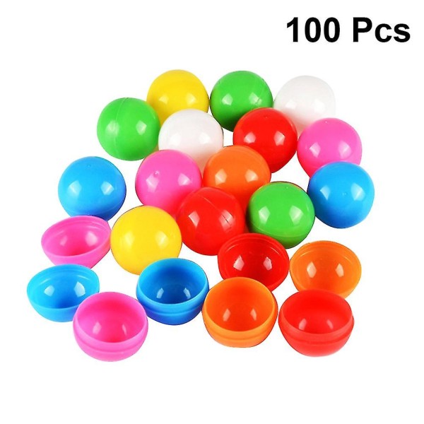 100 st 3 cm färgglada bollar Party Game Ball Prop (5 färger, blandat paket)