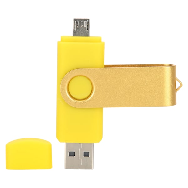 USB Flash Drive OTG U Disk Minnebrikke Penn Micro USB Datalagring Gul CW100408GB