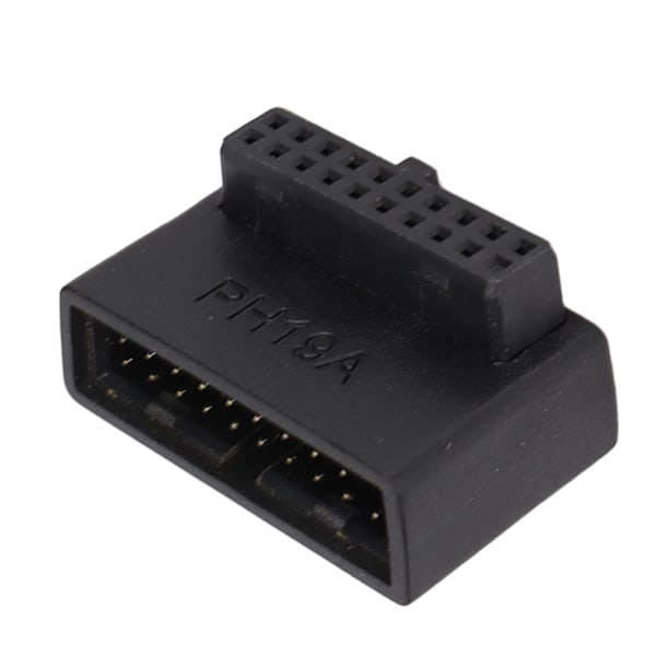 USB 3.0 90°-adapter Flerskiktskretskort Enkel installation 19/20-stifts strömadapterPH19A