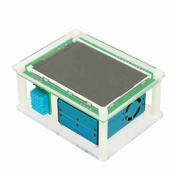 【NX】2,8' multifunksjonell digital bil PM2.5 luftkvalitetsdetektormonitor AQI Hjemmeluftmonitor