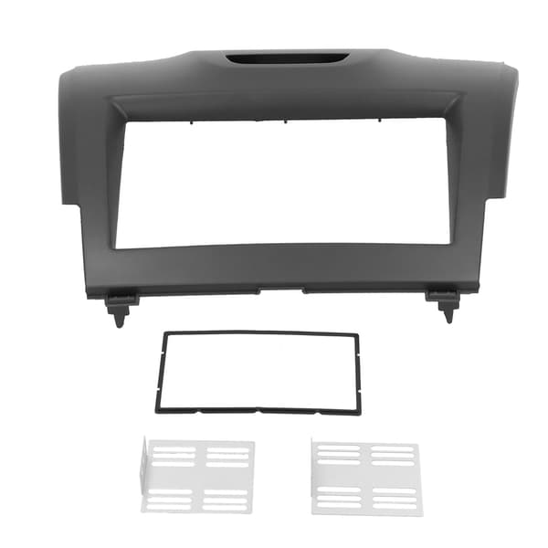 2-Din bilstereoradio Fascia CD Dashboard Panelbyte Kompatibel med CHEVROLET Trailblazer S-10 2012-2016