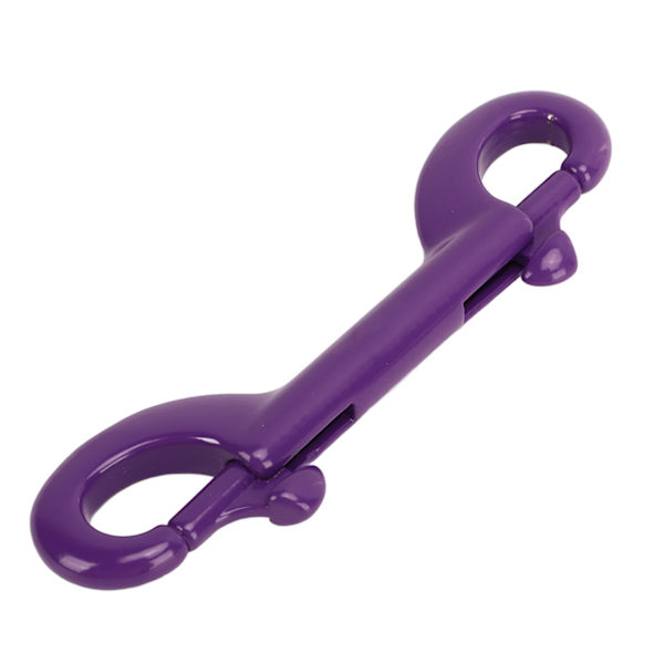 90 mm 316 rustfritt stål dykke dobbelthodet krok Hurtigkobling fjærkroker for dykking BCD Lilla