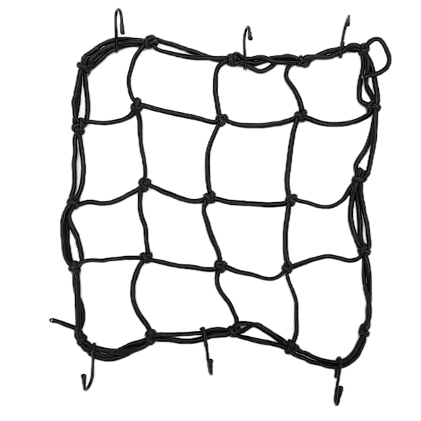 Cargo Net Nylon Robust Elastisk Bagagenet med Kroge til Vej Mountain Cykler Motorcykler Elektriske Køretøjer Sort