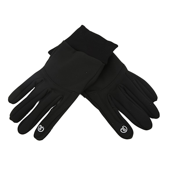 Talvi Ulkoilma Kosketusnäyttö Kaikki Sormihansikkaat Antislip Tuulenpitävä Fleece Lämmin Urheiluhanskat XL