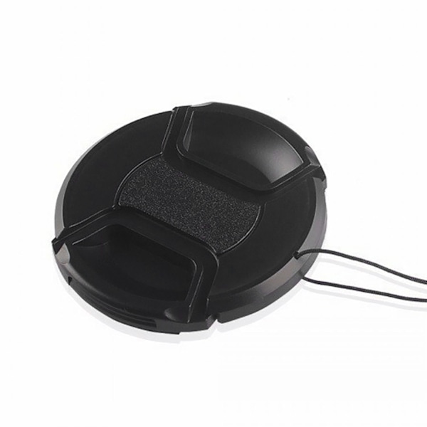 Kameralinsskydd Svart ABS-skyddande Universal 58 mm främre linsskydd för utbyte