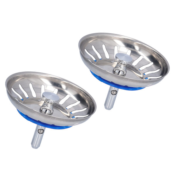 2st Home Diskbänk Sil Plug Stopper 304 Rostfritt stål AntiClogging Disk Tillbehör