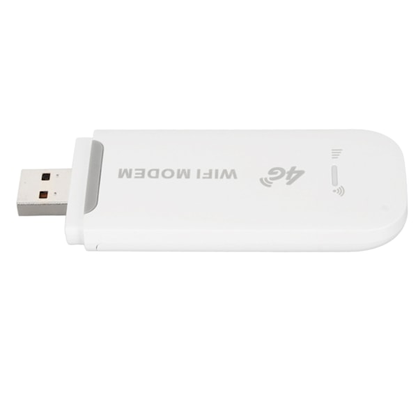 LTE 4G USB MODEM WiFi Hotspot Bærbar Rejse Mobil Trådløst Netværk Minirouter Micro SIM-kortplads Hvid