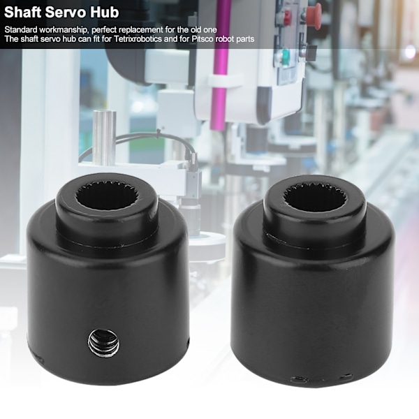 2st axelservo nav metallpassar för Tetrixrobotics och för Pitsco robotdelar 16 mm diameter