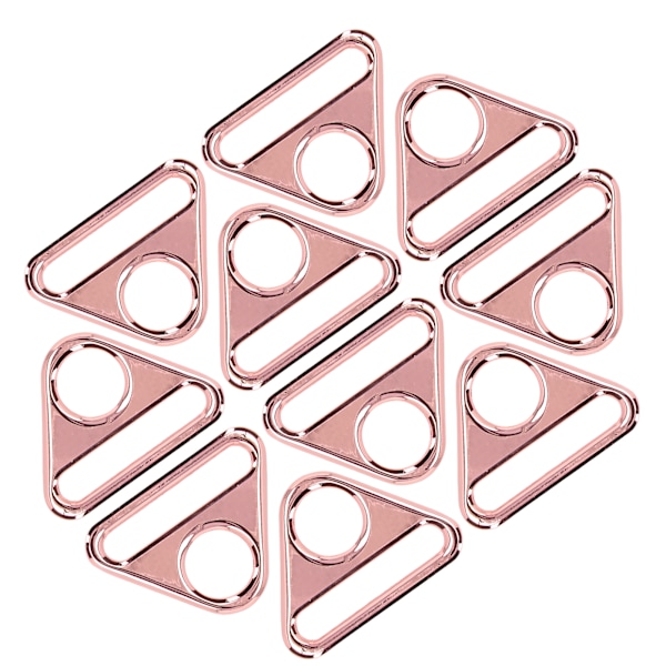 10 stk justerbare spænder 38 mm zinklegering Material Multipurpose Letvægts bærbart bagagetilbehør Rose Gold