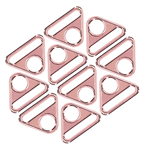 【NX】10st justerbart spänne 38 mm zinklegering Material Multipurpose Lättvikts bärbart bagagetillbehörRose Gold