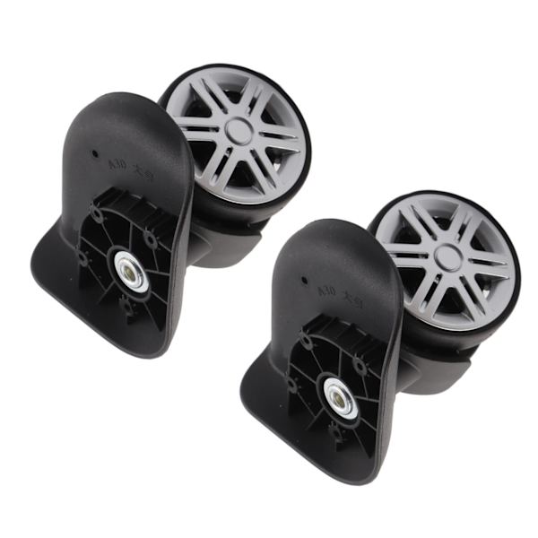 1 par Bagagehjul Mute Swivel Rejsekufferthjul Bagage Caster Hjul Reparationsdele