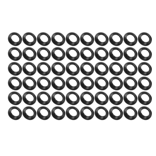 60 stk Fiskespø Bygge Silikon Elastisk Vindingskontrol Ring Trim Ring Adapter 8,5 MM