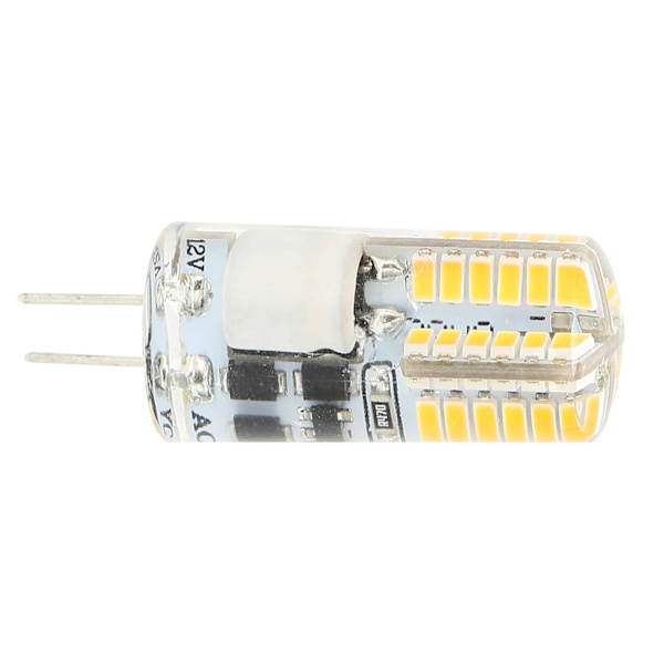 G4-lamppu 48LED-polttimo 3W 300LM Bi-pin-valo ei himmennettävä kattokruunuun AC DC 12V (luonnollinen valo 40004500K)