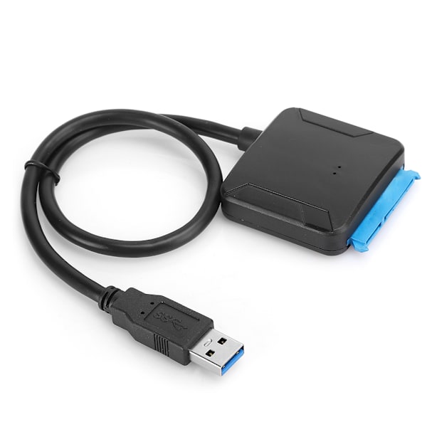 SATA till USB 3.0-kabel 2,5/3,5 tum Square HDD SSD-hårddiskkonverterare linjeadapter