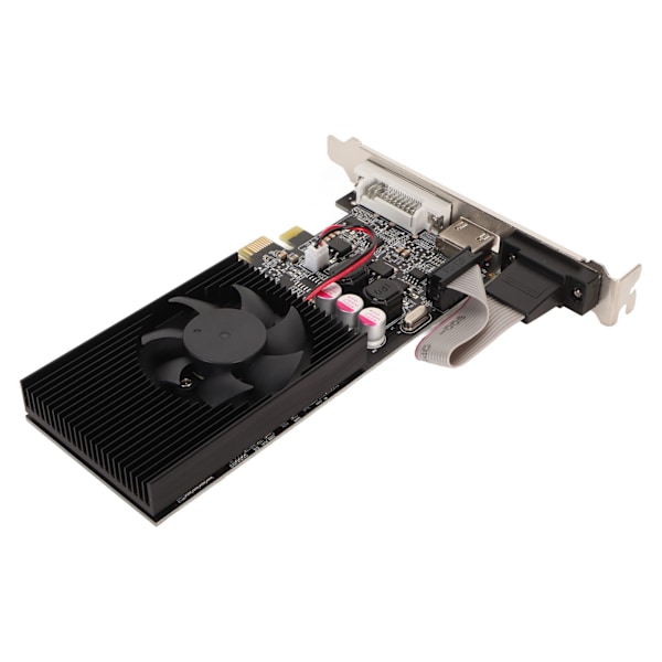 GT210 1G DDR3 64-bitts grafikkort støtter DVI VGA HD Multimedia Interface for DirectX10.1 Spill Grafikkort