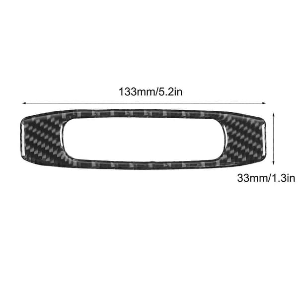 Dekorasjon til håndtak i karbonfiber for takluke, passer til Mitsubishi Lancer /ES 2008-2016