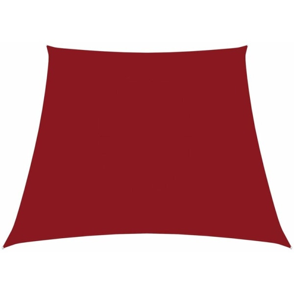 Parasoll Seil Trapes Oxford Cloth 3/4x3 m Rød