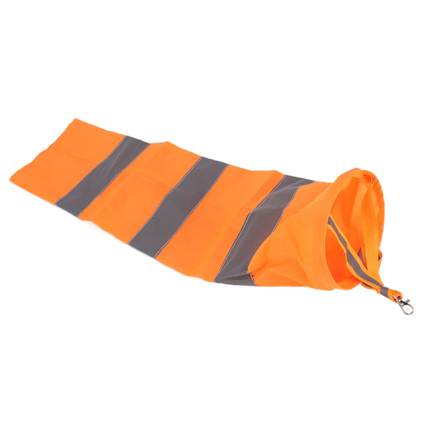Reflekterande väder vindstrumpa vindriktningsindikator för utomhusflygplats Farm Garden Parks Orange60CM