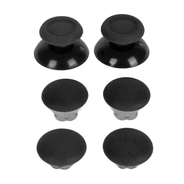 Tommelfingergreb 8 i 1 multifunktionel 3D-fjernfølende tommelfingerpindhætte med 2 stk. tommelfingerpindbase kompatibel med PS5-controller sort