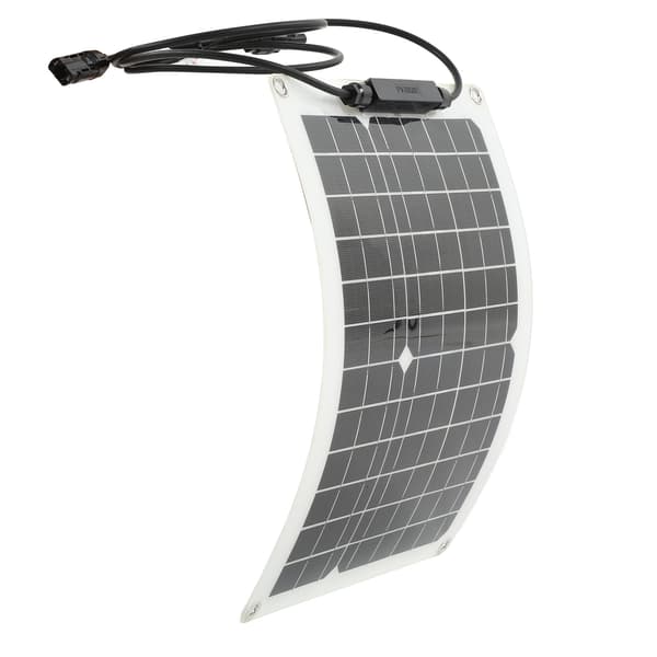 【NX】Solpanel Monokrystalinsk Solcellepanel Controller Kit 30W 18V Udgang til Bil Husbåd
