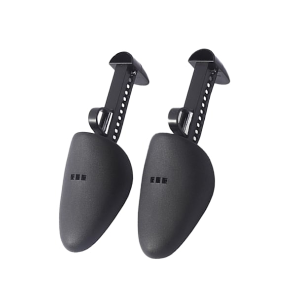 5 par Shoe Tree Shaper Professional förhindrar skrynkling Justerbar skofjäderbår för de flesta skor Svart