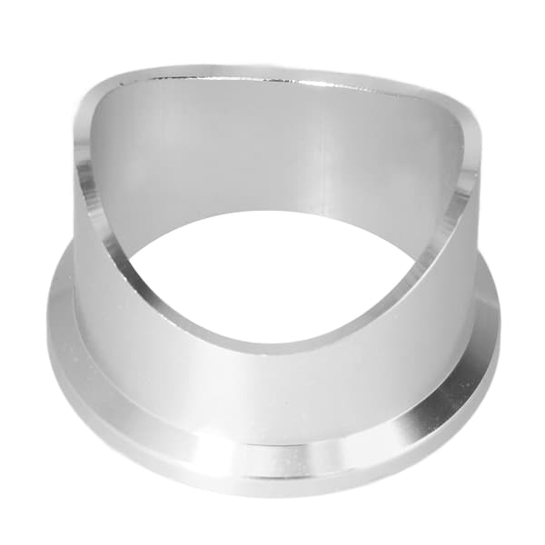 【NX】Universal 50 mm avblåsningsventil Sølv eksosventilflens BOV aluminiumflens biltilbehør