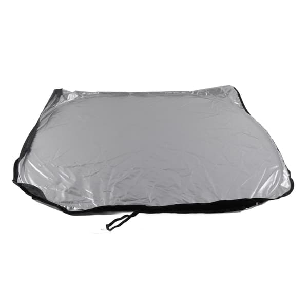 Solskjerm for bilfrontrute, UV-beskyttelse, varmeblokkering, sammenleggbar, liten