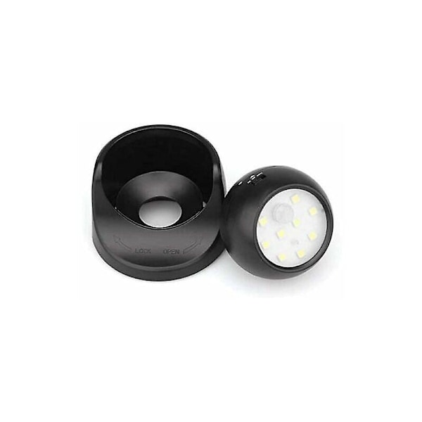 Rörelsedetektor LED Utomhusvägglampa - Sladdlös Batteridriven Lampa för Vardagsrum och Sovrum