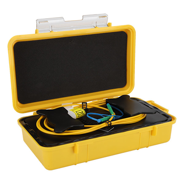Fiberoptisk OTDR Launch Cable Box Dead Zone Eliminator Fiberring Lc APC SM 1km