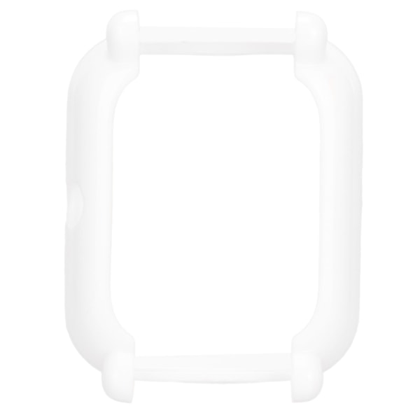 Mjukt TPU-fodral Skyddsfodral för Huami Amazfit POP Smartwatch Stötsäkert fodral Bumper ProtectorWhite