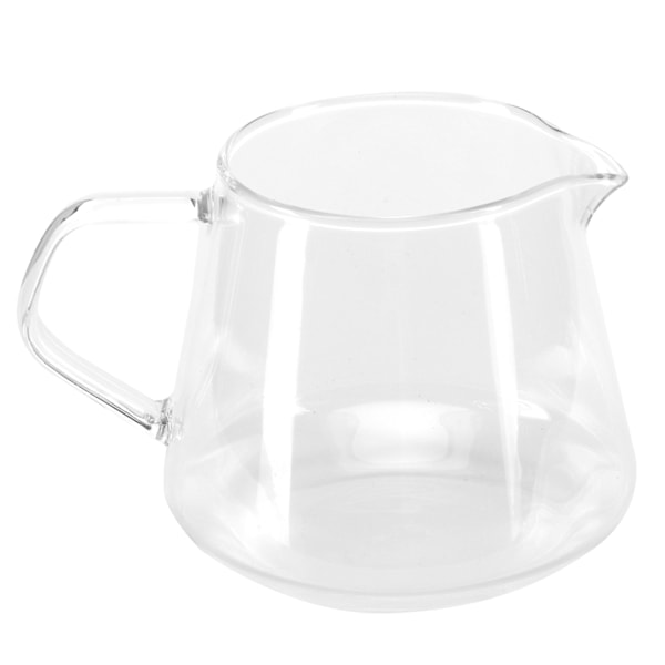 Transparent kop i højt borosilikatglas Kaffedelingskop Antiscalding til at drikke te (400 ml)