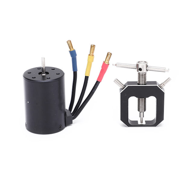 3650 3500KV Borstlös Motor Växellåda Dragare Traktoruppsättning Uppgradering Vattentät för 1/10 1/8 RC Bil