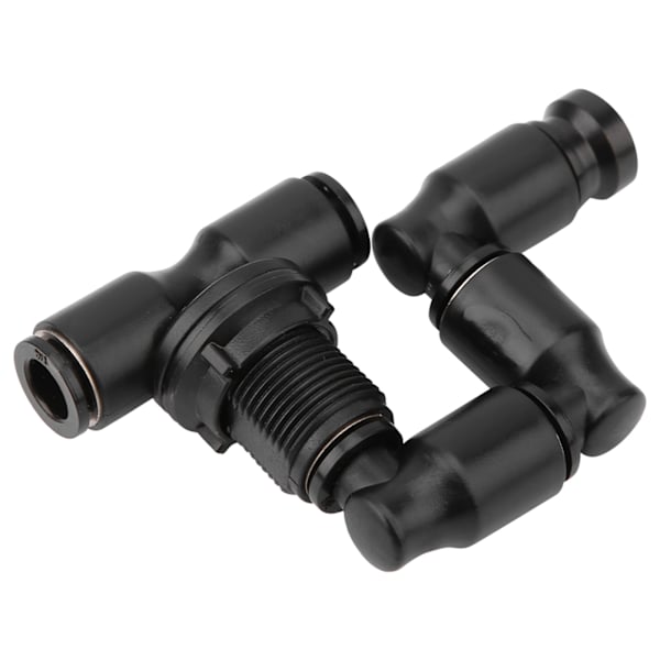 Reptiler Fogger Mist Sprinkler Justerbar för Rainforest Tank Pet Cooling System Svart