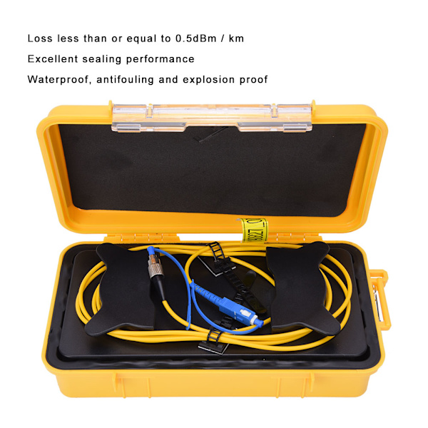 Fiberoptisk OTDR Launch Cable Box Sc UPC Fc UPC OTDR Dead Zone Eliminator Single Mode 500M