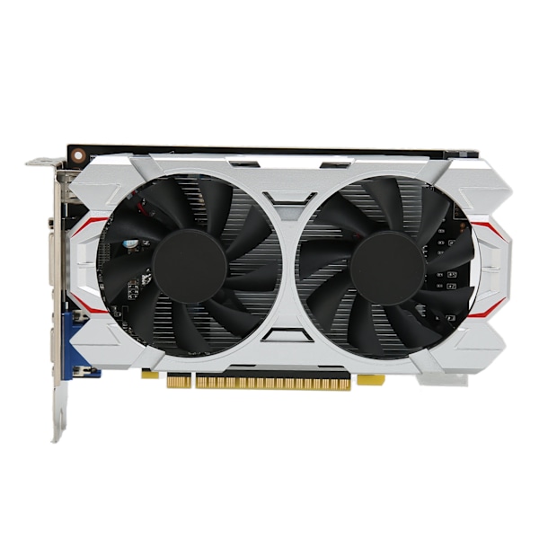 Gaming Grafikkort 4K HD-utgång GDDR5 128BIT Dual Fans 1072MHZ 5400MHZ Grafikkort för stationära datorer GTX750TI 4GB