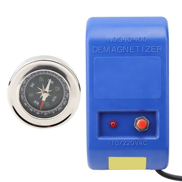 Elektriska avmagnetiseringsverktyg Kompassset för urreparation Degausser 110V220V(US-kontakt)