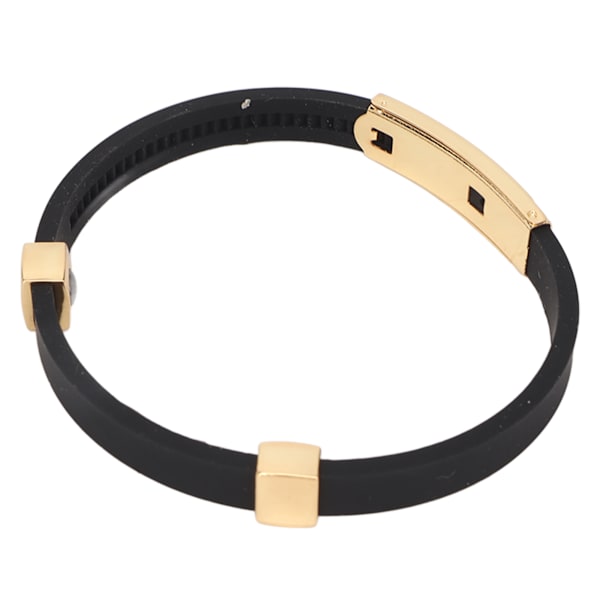 Silikonarmbånd statisk forebyggende håndledsband Eliminer kroppen statisk armbånd guld og sort