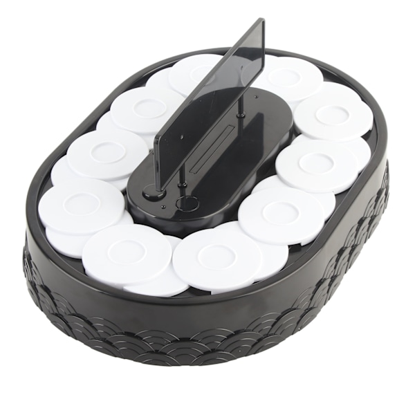 Roterende Sushi-maskin Automatisk Roterende Bord Display Stativ Svingbrikke Skivbord for Sushi Dessert Cupcake Sushi