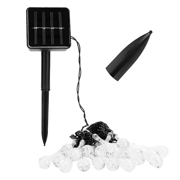 【NX】Solar String Lights 5M vanntett String Lights med 8 moduser Kompatibel med hagebryllupsdekorasjon