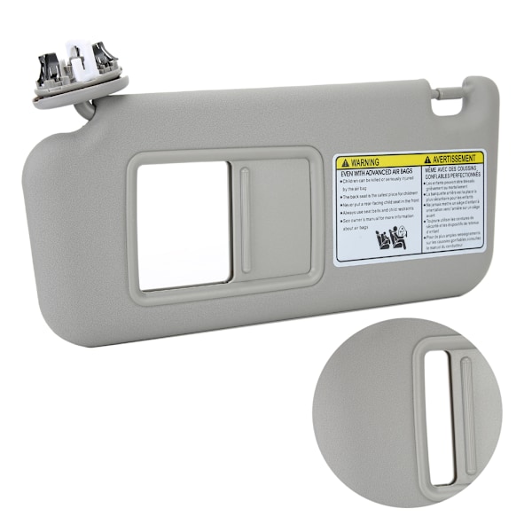Venstre førerside solskjerm 74320-42501-B2 Passer for RAV4 2006-2009 grå